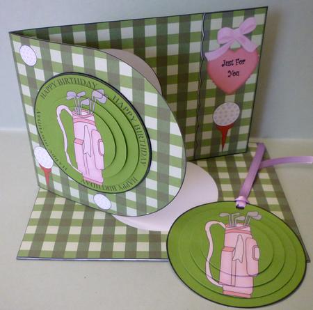 Wrap Around Ladies Golf Card Kit by Michelle Chivers