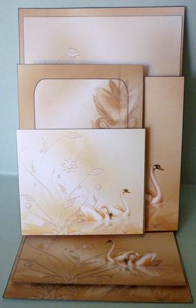 Swan Notelet Kit by Michelle Chivers
