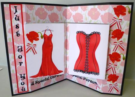 Double Box Poppy Card by Michelle Chivers
