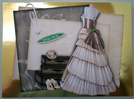 The Dress, Large Topper & Decoupage by Michelle Chivers