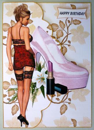 Pinup and Her Shoe by Michelle Chivers