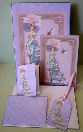 Ascot Stationery Box Kit by Michelle Chivers