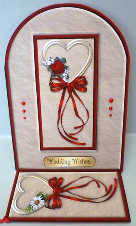 Wedding Flowers Rounded Quick Card by Michelle Chivers