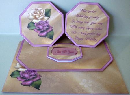 Antique Roses Double Easel Twist Kit by Michelle Chivers