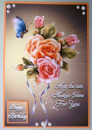 Roses with Pearls by Michelle Chivers