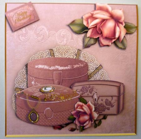 Blush Roses and Jewellery Boxes by Michelle Chivers