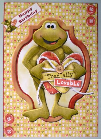 Dad Your Toad'lly Lovable with Decoupage by Michelle Chivers