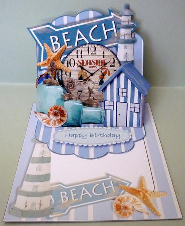 Time to Relax, Time to Enjoy - 3D Easel Card Kit by Michelle Chivers