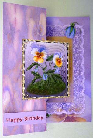 Summer Pansies by Michelle Chivers