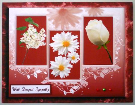 Flower Trio Card by Michelle Chivers