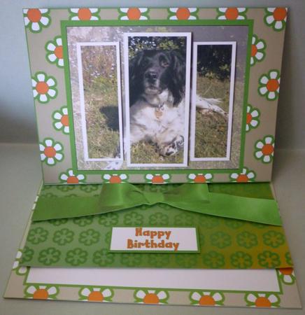 English Setter Panel Front Easel Card Kit by Michelle Chivers