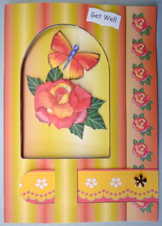 Sunset Rose - Tab Card Kit by Michelle Chivers