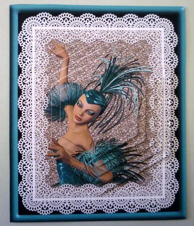 Pretty Ballerina Hexagon Pyramage by Michelle Chivers