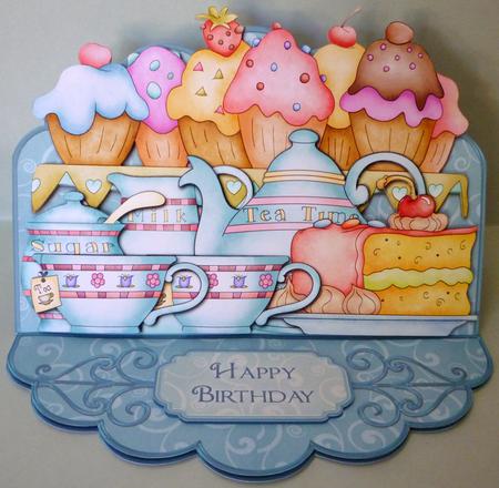 Tea Time Treats - Scalloped Edge Card Kit by Michelle Chivers