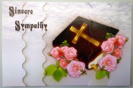 Roses and Bible Sympathy by Michelle Chivers