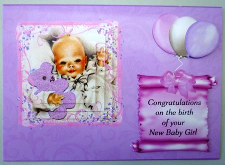 Baby Girl with Balloons by Michelle Chivers