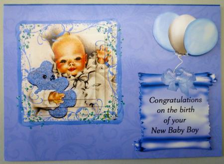 Baby Boy with Balloons by Michelle Chivers