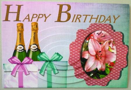 Birthday Drinks Pink by Michelle Chivers