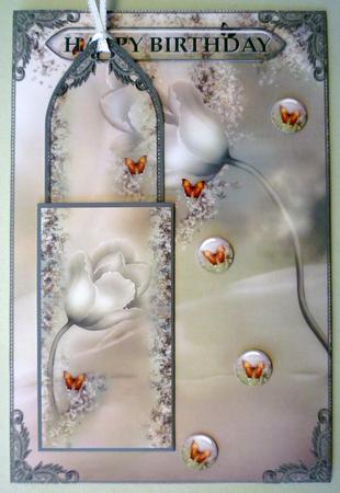 Tulips and Lace Bookmark Keepsake by Michelle Chivers