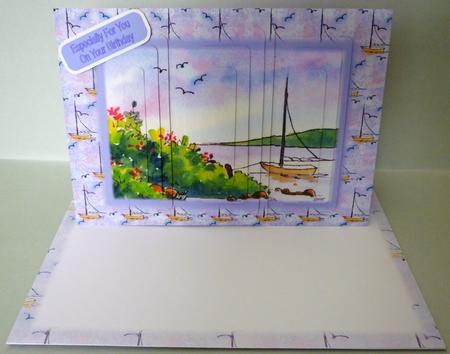 Sailing Dinghi Panel Card Kit by Michelle Chivers