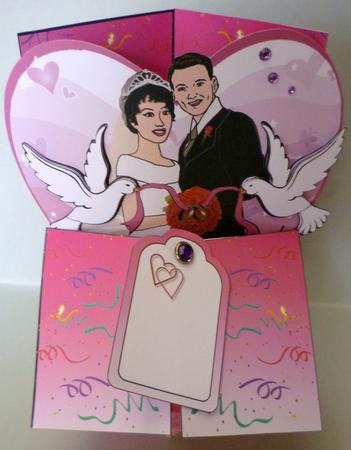 Wedding Spring Popup Card Kit by Michelle Chivers