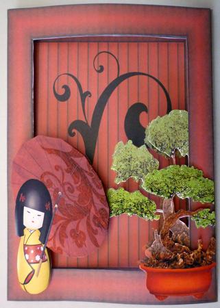 Inside Out Card Oriental Magic by Michelle Chivers