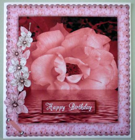 Rose on Water Topper by Michelle Chivers