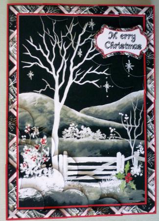 Gate in Snow by Michelle Chivers