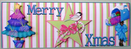 Xmas is Pink & Green by Michelle Chivers