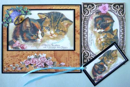 Christmas Kittens by Michelle Chivers
