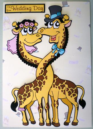 Giraffes Wedding by Michelle Chivers