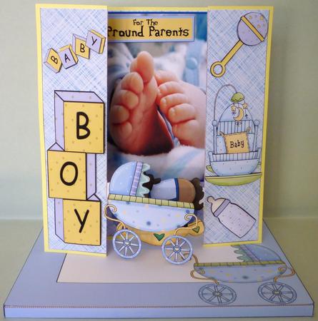 Double Fold Baby Boy Kit by Michelle Chivers