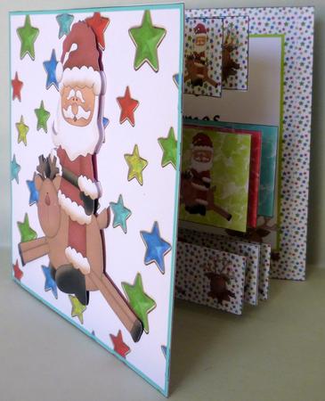Santa's Flying Reindeer Flag Book by Michelle Chivers