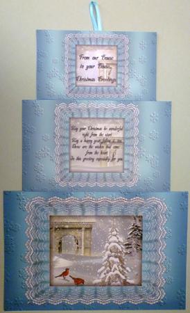 Xtenda Christmas Snow Scene Card by Michelle Chivers