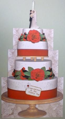Xtenda Wedding Cake Card by Michelle Chivers