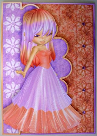 Posh Pretty Cute Envelope Card Front 5 by Michelle Chivers