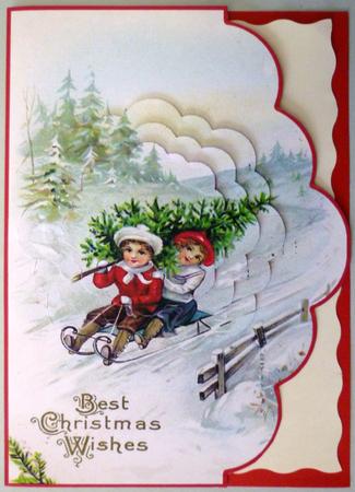 Scallop Topper & Pyramid - Vintage Tobogganing by Michelle Chivers