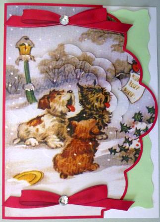 Vintage Scallop Topper & Pyramid - Singing for Their Supper by Michelle Chivers