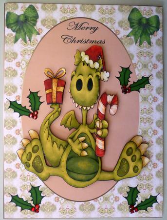 Christmas Dragon by Michelle Chivers