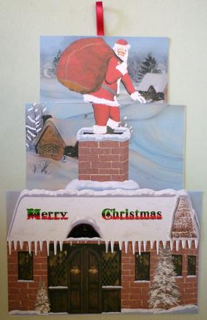 Xtenda Santa in Chimney Christmas by Michelle Chivers