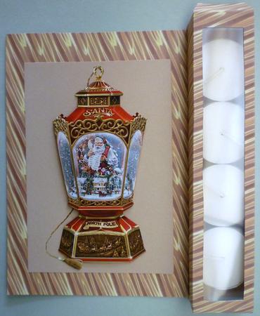 Santas Lantern Tea Light Candle Kit by Michelle Chivers