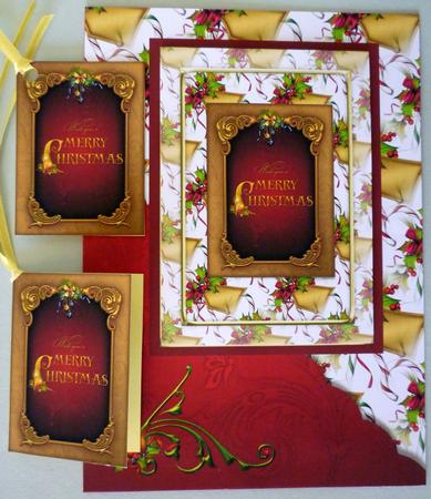 Xmas Candle Card Front by Michelle Chivers