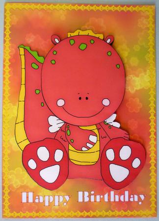 Happy Red Dragon by Michelle Chivers