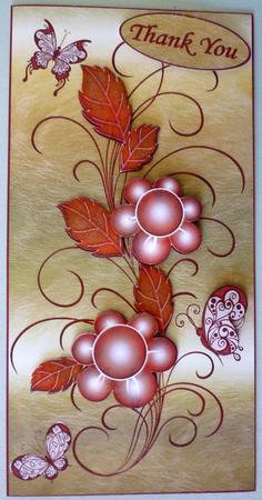 Flowers on Gold Step by Step by Michelle Chivers