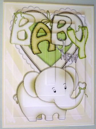 Baby Nellie in Green Pyramid by Michelle Chivers