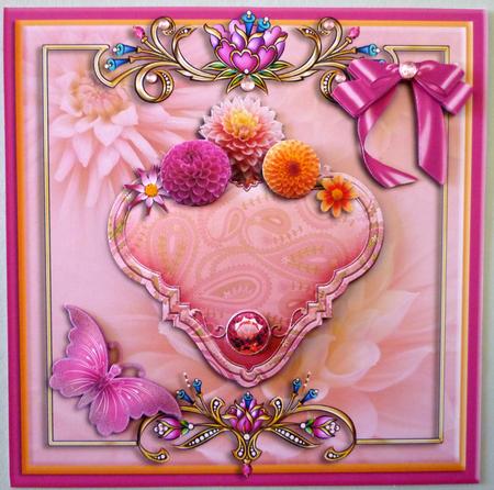Pink Dahlia Delight by Michelle Chivers