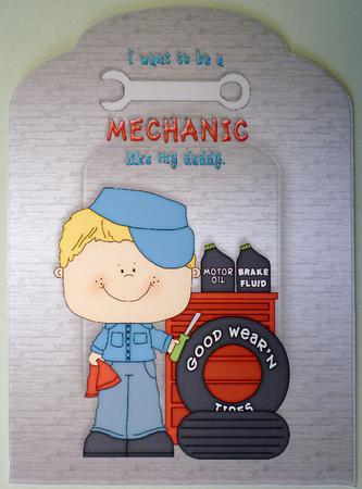 Mechanic Scalloped Top Quick Card by Michelle Chivers