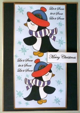 Cute Penguins by Michelle Chivers