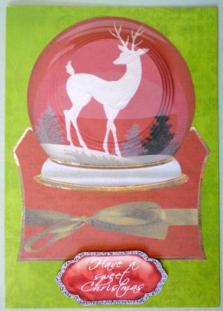 Reindeer in the Snowglobe by Michelle Chivers