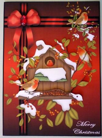 Ruby Robin Delight by Michelle Chivers